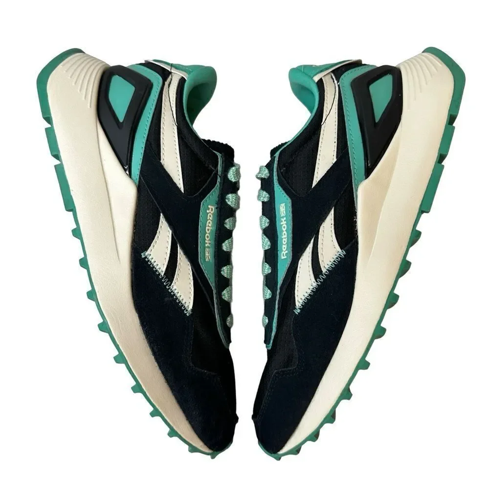 REEBOK Wmns Classic Leather Legacy AZ 'Black Future Teal' Size 8.5